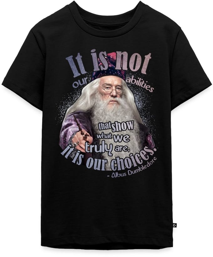 Harry Potter Albus Dumbledore Citaten Premium T-Shirt Tiener