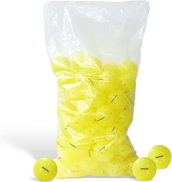High-Vis Optic Green Pickleballs - USAPA Goedgekeurde Buitenballen (Pak van 60)