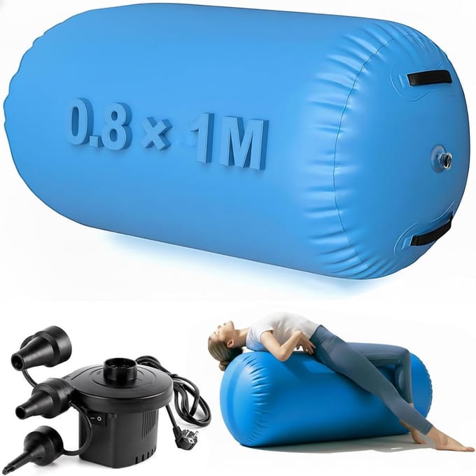 Opblaasbare Gymnastiek Rol voor Tumbling en Training 0,8 x 1 m