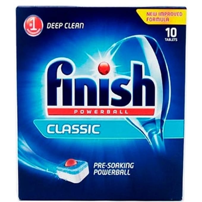 Finish Powerball Classic Vaatwastabletten - 10 stuks.