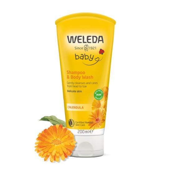 Weleda Lait Corporel Bébé Calendula 200 ml yellow