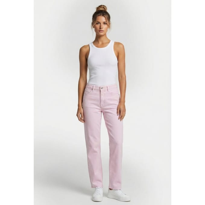 IRO Paris Aiden Light Pink Maat: 24 | Straight Jeans Outlet | Dames | Roze