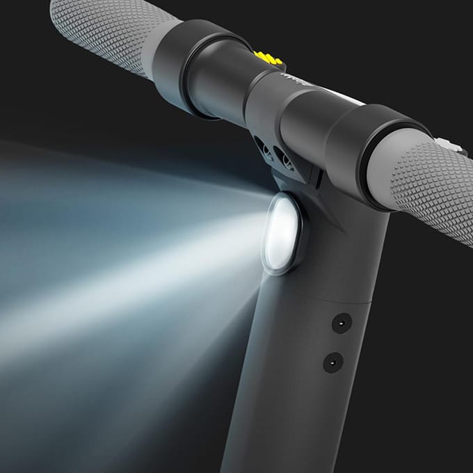 Elektrische scooter koplamp vervanging voor Ninebot Es2 ES3 Es4 E-scooter voorlamp Led-licht Ebike zwart