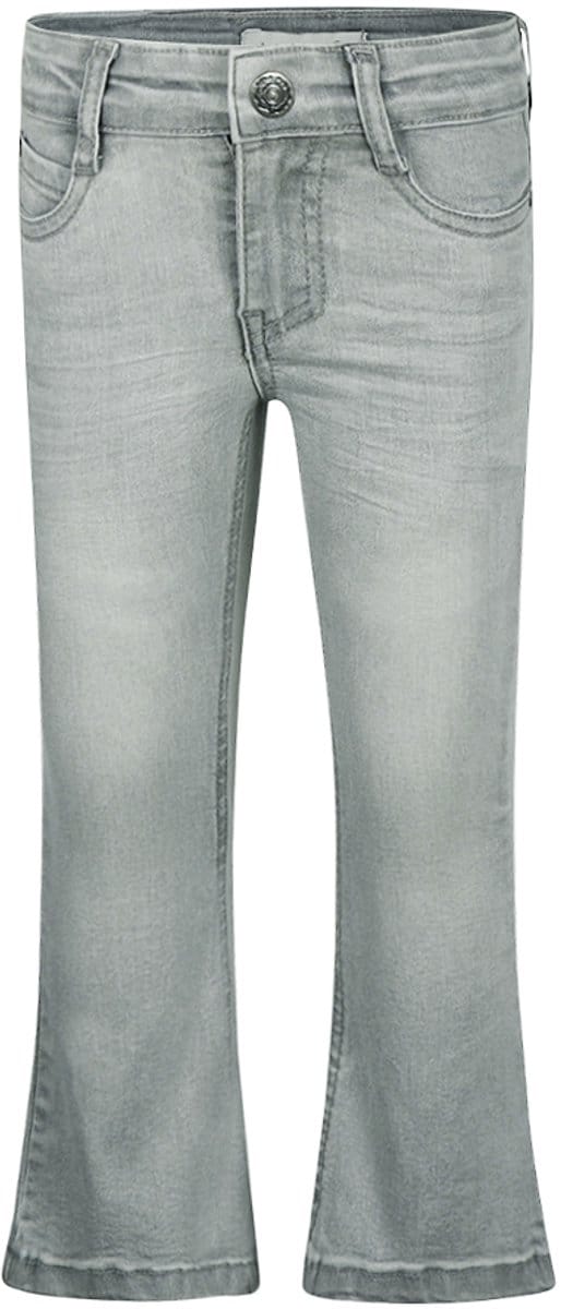 Koko Noko Meisjes Flared Jeans - Grey jeans