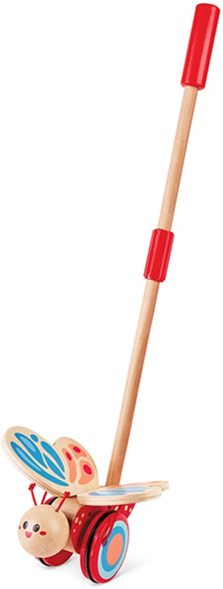 Butterfly Push & Pull - Hape - vanaf 12 maanden