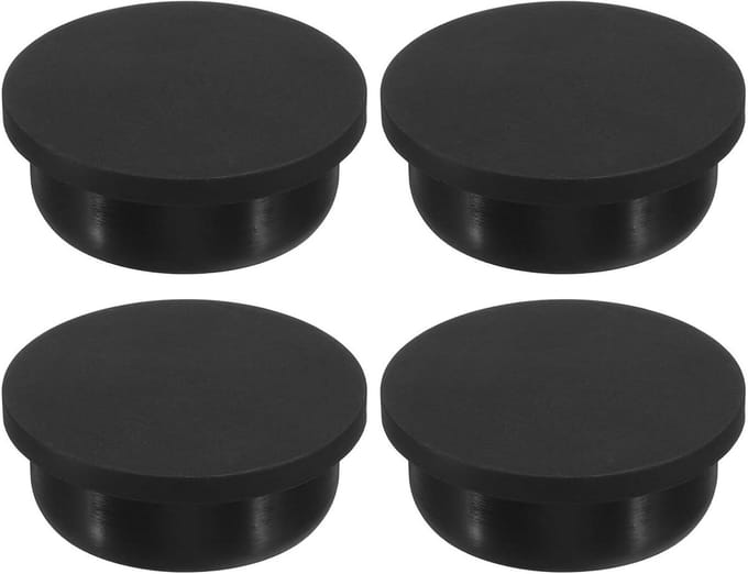 Siliconen Gatstop - Rubberen Plug - Gaten Afsluiten - Hittebestendig - 383 mm - Zwart