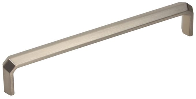 Gamet - Geometrische Meubelgreep - 160mm - Geborsteld Nikkel