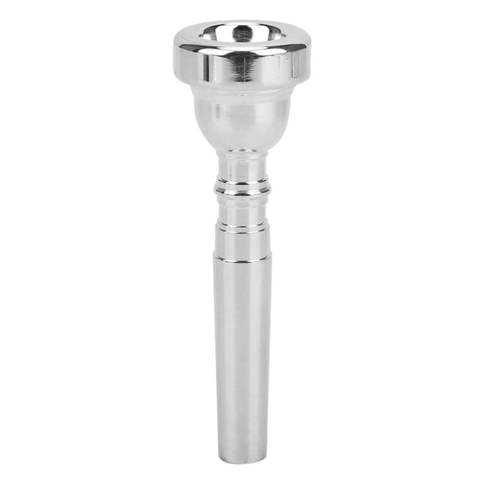 Trompet Mondstuk Zilver Arbeidsbesparend Beginner Muziekinstrument Accessoires 7C(Zilver ) white