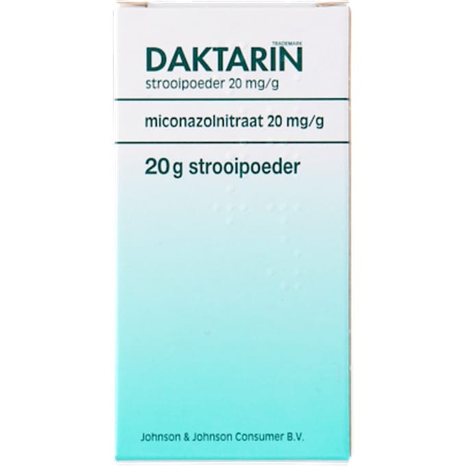 DAKTARIN® Poeder 2% - behandeling van huidschimmels - effectieve anti-schimmel behandeling - 1 x 20 gram