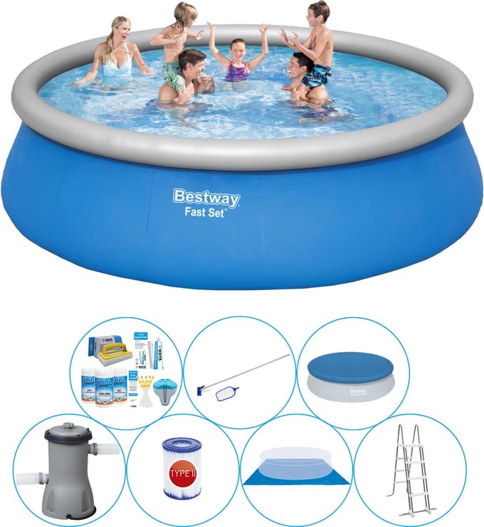 Fast Set Rond 457x122 cm - Zwembad Pakket