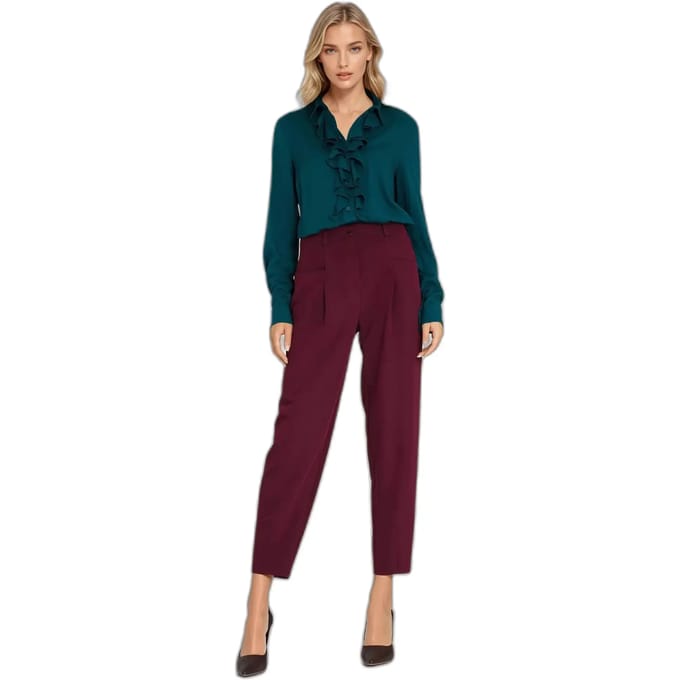 Hoge taille brede broek voor dames Nife