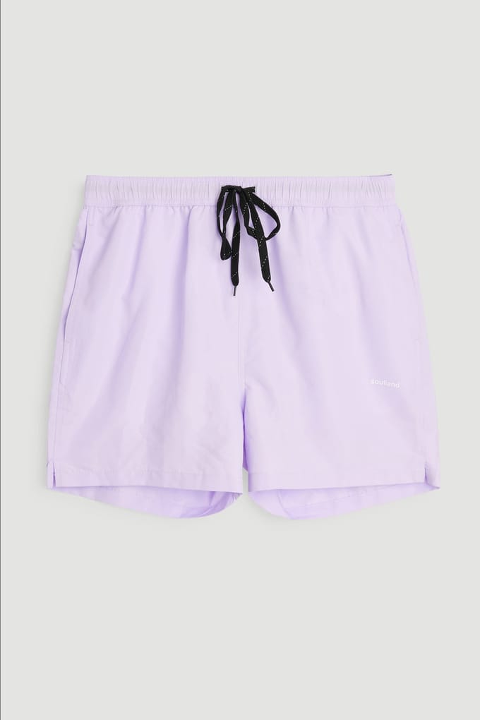 Soulland William Swim Shorts Lilac Größe: M/L | Bademode Outlet | Unisex | Violett