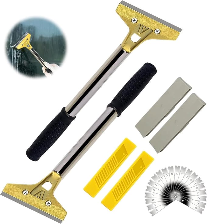 Glasschraper – Kookplaat Schraper – Glas Schraper - schoonmaak tool