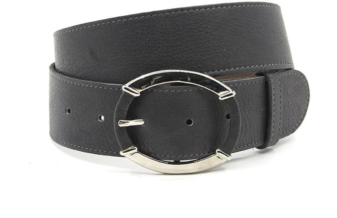 Dames taille riem zwart - 5 cm breed - Leer - Brede riem - Casual chique - Maat 90