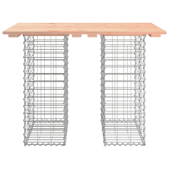vidaXL - Tuintafel - Schanskorfontwerp - 100x70x72 - cm - massief - grenenhout