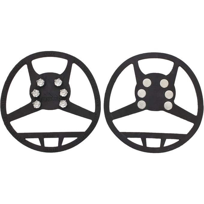 Trespass Gripz Non Slip Traction Aid Ice Grippers (Zwart)