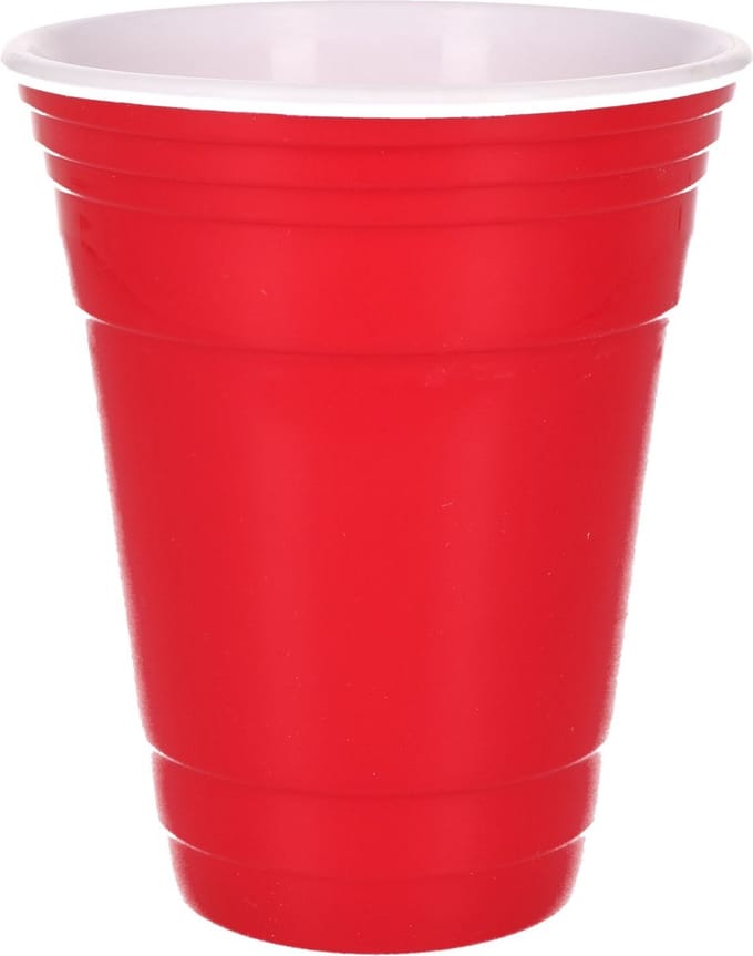 Beerpong beker - herbruikbaar - per stuk
