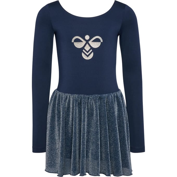 Meisjesjurk met lange mouwen Hummel Glitter