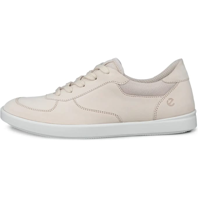 Ecco Leisure Sneakers Beige Leer - Dames