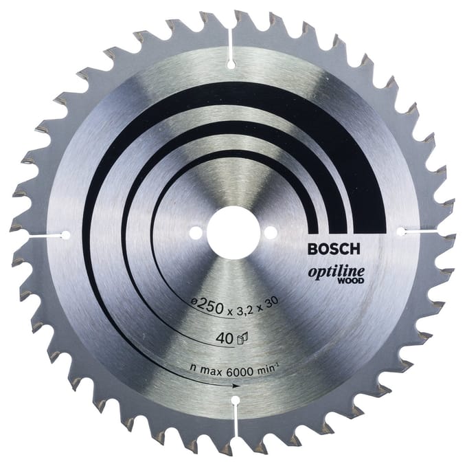 Bosch RUNDSAVKL. STAT.UW 250X3.2X30 mm 40 TDR