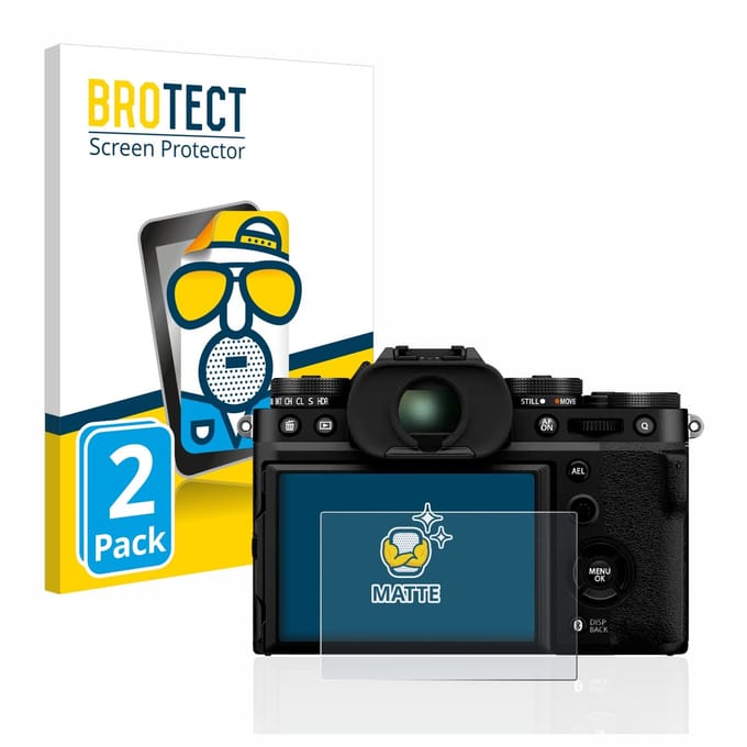 BROTECT - Screenprotector voor Fujifilm X-T5 - Folie Beschermfolie matte 2 Stuks