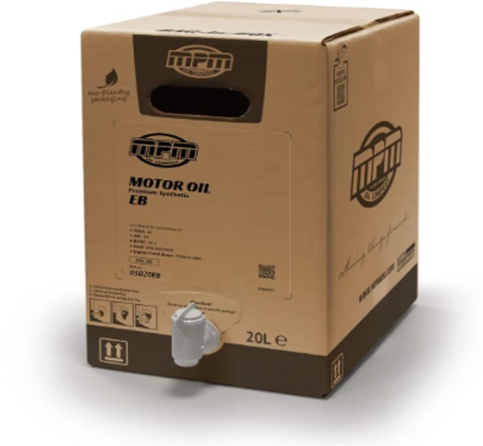 MPM Motorolie 5W30 Premium Synthetic RN | 20 liter | Bag In Box | 05B20RN