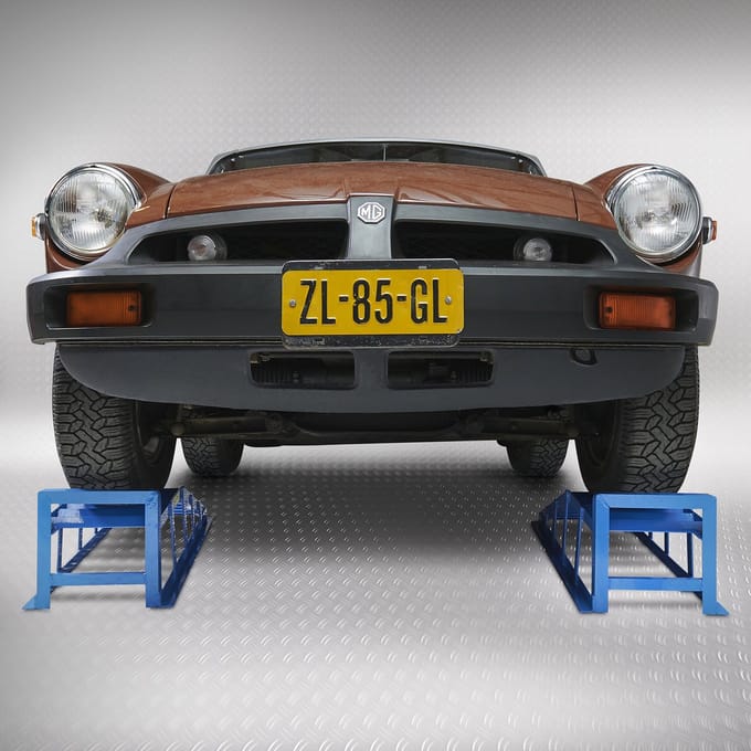 Datona® Oprijbokken XXL auto set - 2 ton per paar - Zwart
