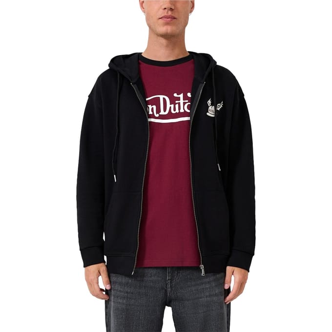 s.Oliver -qs Sweatshirts Black Größe: M | Leichte Jacken Outlet | Herren | Schwarz