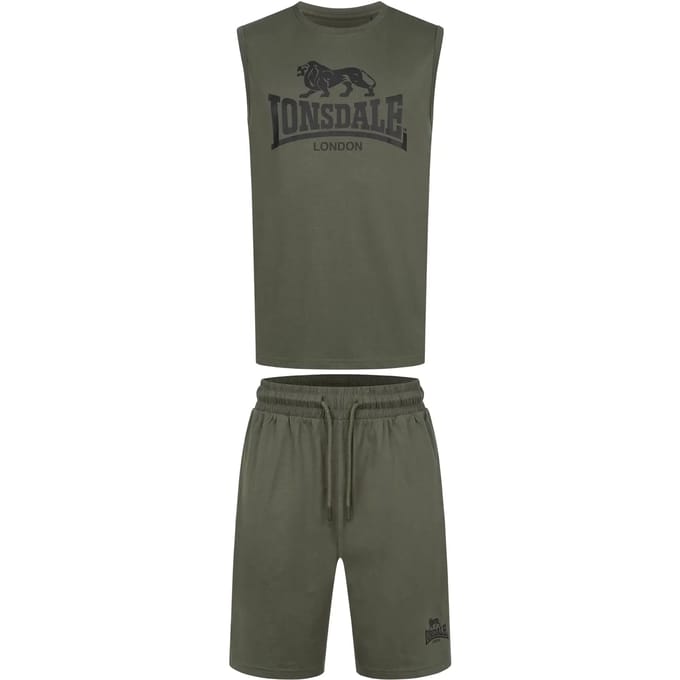 Tanktop en shortset Lonsdale Allanton