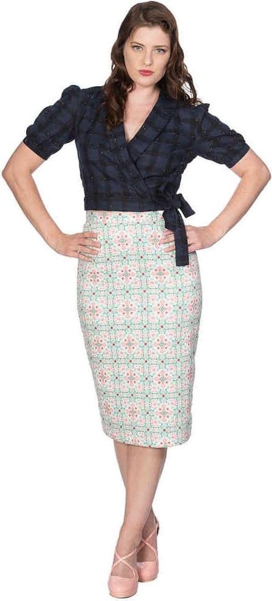 Dancing Days - SEASIDE PICNIC WRAP Blouse - S - Blauw