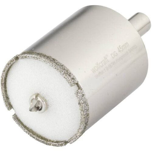 wolfcraft - Tegelboor 45mm - Diamantboor met centreerboor - 5928000