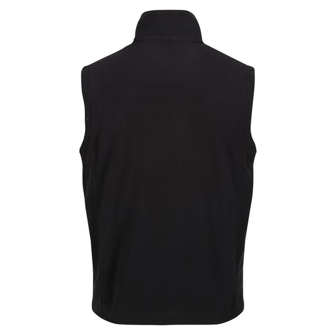 Regatta Heren gilet van microfleece (Zwart)
