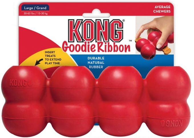 Kong Goodie Ribbon Rood - - Large