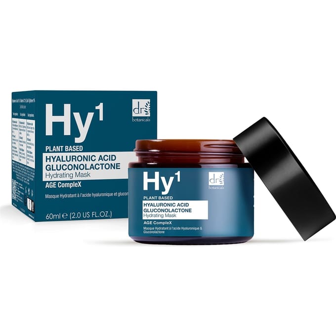 Dr. Botanicals Masker met 1% hyaluronzuur en gluconolacton 60 ml