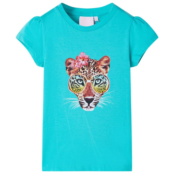 vidaXL Kindershirt 128 mintkleurig
