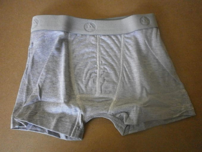 Petit Bateau - Jongens - Boxershort - Grijst - 12 jaar 150