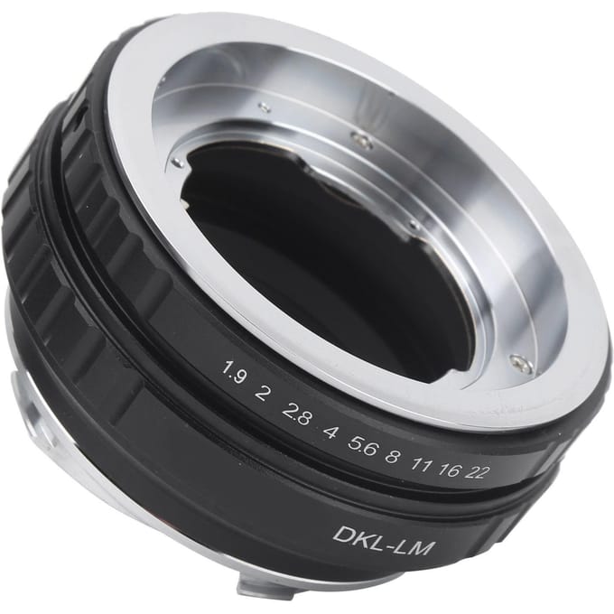 NEWYI DKLLM Lens Adapter Ring voor DKL Mount Lens om te passen voor Leica LM Mount Camerabody gray