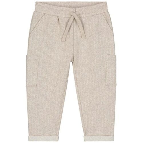 Prénatal peuter broek Dark Brown Melange 80 heren