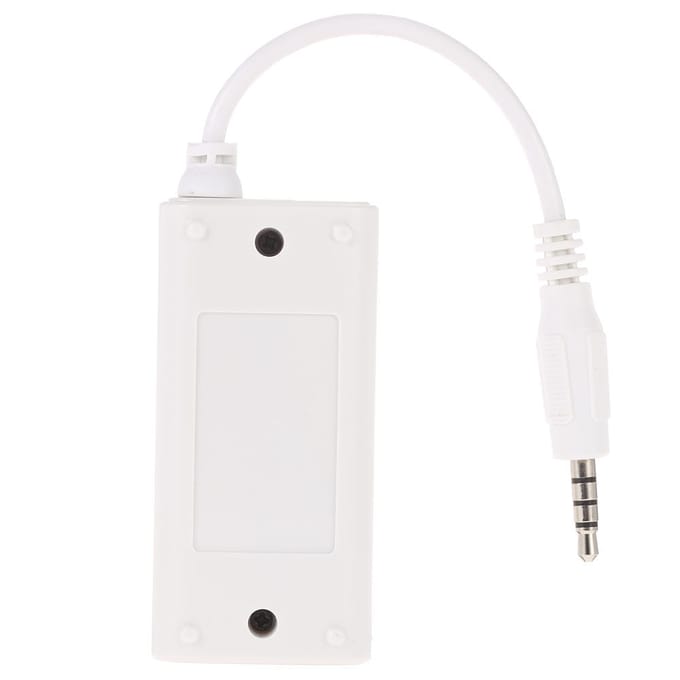 Adaptateur de convertisseur de musique pour guitare basse blanche vers Android Apple iPhone iPad iPod Touch noir