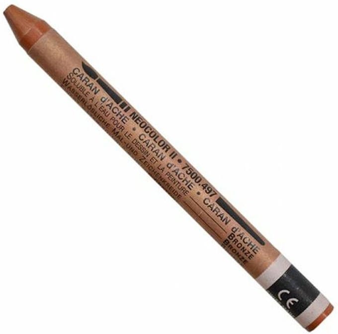 Caran d´Ache Neocolor II Aquarelkrijt | Brons (497)