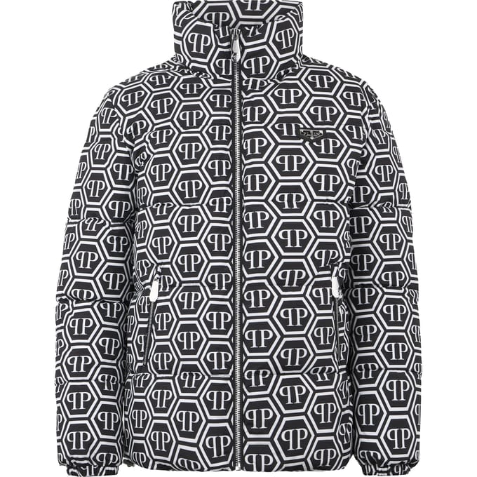 Nylon Puffer Jacket Monogram