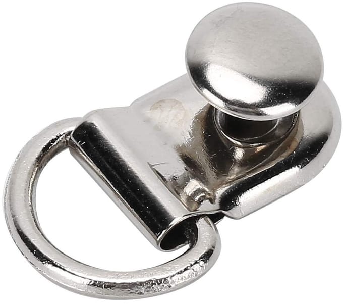 Dailygoods- Schoenveterhaken 100 Sets - Metalen Studs - D Ring Oogjes