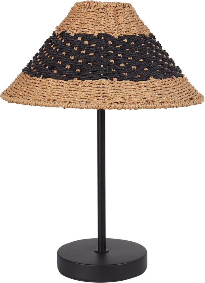 MOMBA - Tafellamp - Beige/Zwart - Papier