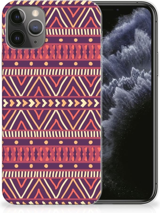 Apple iPhone 11 Pro TPU bumper Aztec Paars
