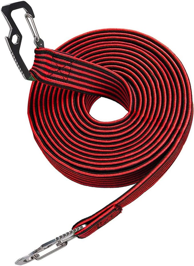 Set Elastische Bagagekoorden met Haken - 2 Meter Spannbanden voor Fiets, Motor en Auto