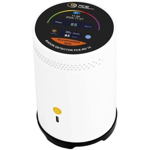 PCE Instruments PCE-RD 75 Radonmeter Met datalogger Kalibratie Fabrieksstandaard (zonder certificaat)