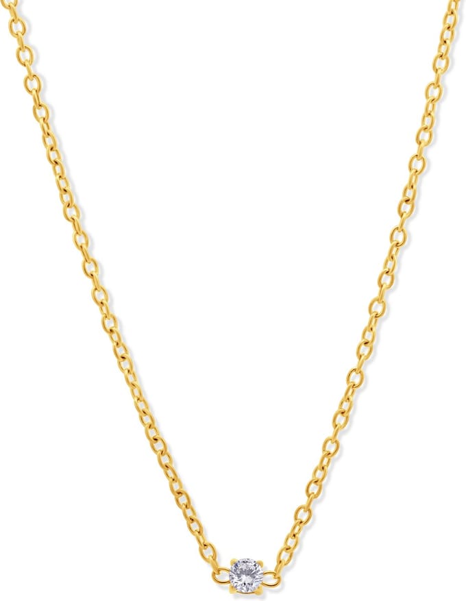 MIASOPHIA 4-MS22112 Stalen ketting - 45cm- Goudkleurige plating