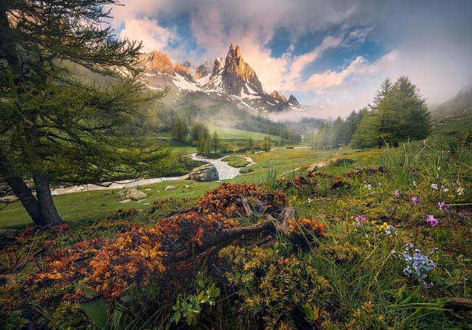 Fotobehang The Last Paradise - Meerkleurig - 2,80m X 400cm