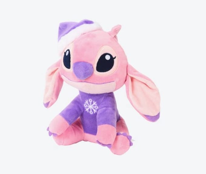 Stitch Kerstknuffel – Disney – Pluche 25 cm – Disney Feesteditie – Christmas
