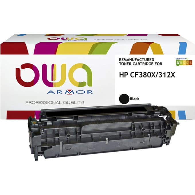 Tonercartridge OWA alternatief tbv HP CF380X zwart